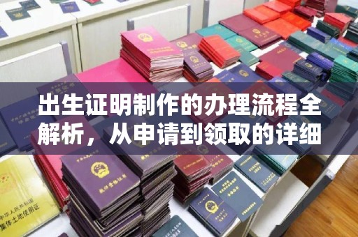 环翠出生证明制作的办理流程全解析，从申请到领取的详细指南