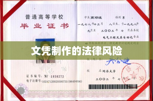 环翠文凭制作的法律风险