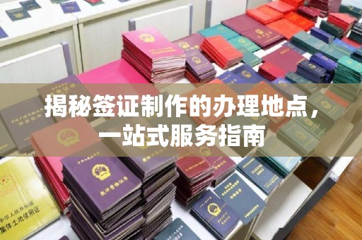 环翠揭秘签证制作的办理地点，一站式服务指南