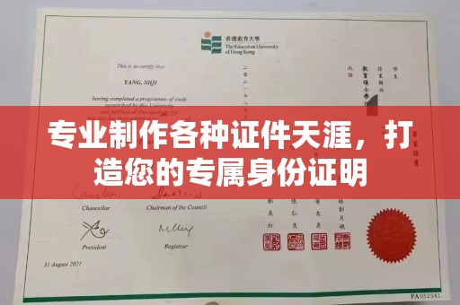 环翠专业制作各种证件天涯，打造您的专属身份证明