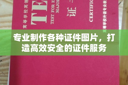 环翠专业制作各种证件图片，打造高效安全的证件服务