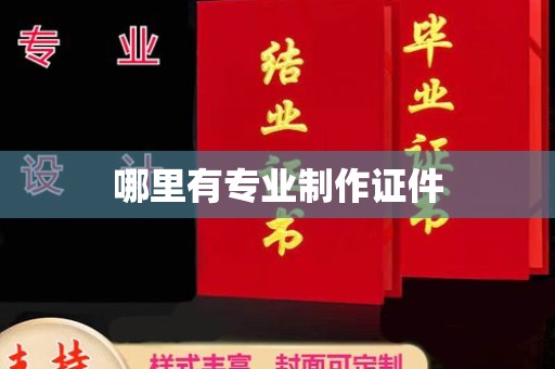 环翠哪里有专业制作证件